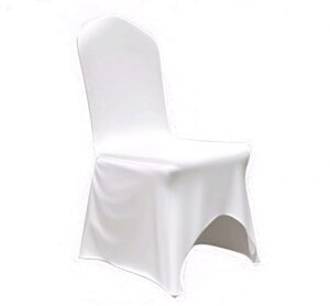 Banquet Chair with Spandex Cover - White