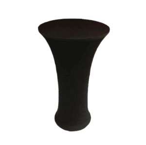 Bistro Table with Spandex Cover - Black