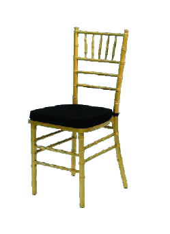Gold Tiffany Chair with Cushion