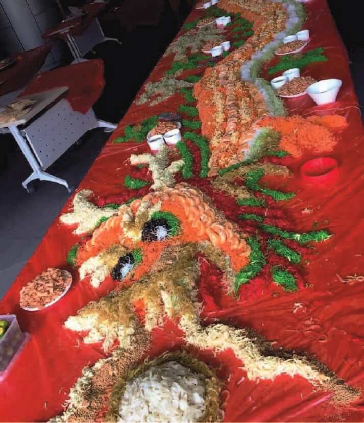 龙腾盛世鱼生 Prosperous Dragon's Leap Yu Sheng (12FT)